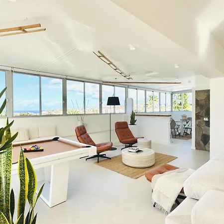 De Luxe, 360m2, 4 Chambres, Vue Mer, Piscine Privée Et Chauffée Villa Puerto de la Cruz (Tenerife)