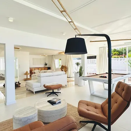 빌라 De Luxe, 360m2, 4 Chambres, Vue Mer, Piscine Privee Et Chauffee 푸에르토 드 라 크루즈